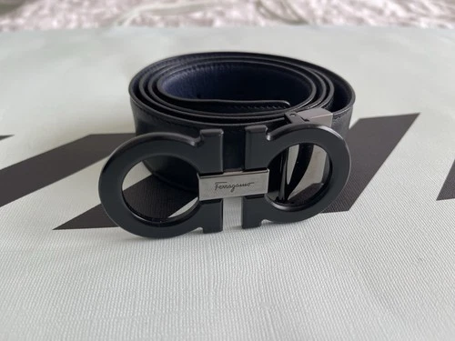 Salvatore Ferragamo Belt Men’s Sz 32 Authentic w/ Box & Dust Bag