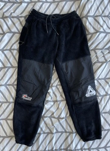 Palace Fleece Pants Black Sz M 100% Authentic