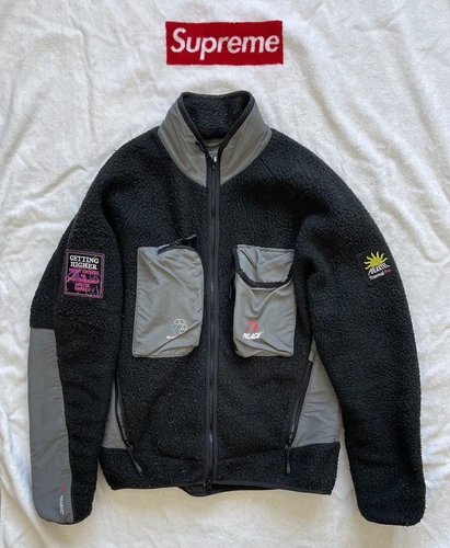 Palace X Polartec Getting Higher Fleece Black Sz M