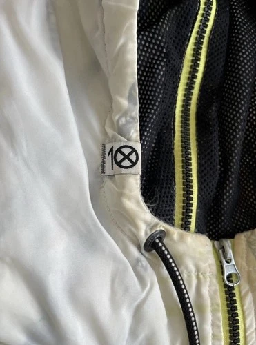 10 Deep Windbreaker Chain Gang Full Zip Hoodie Sz L Vintage - photo 3