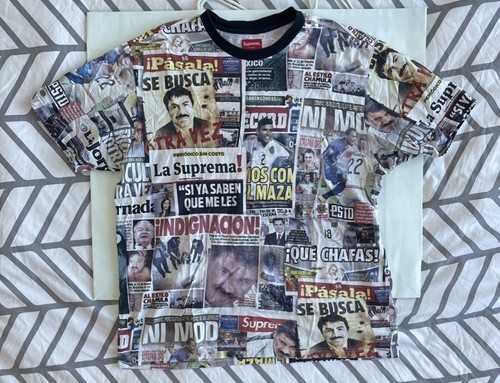 Supreme El Chapo T Shirt S/S 2020 Sz M