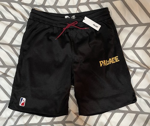 Palace Basketball Shorts Black & Red Sz M 100% Authentic Brand N