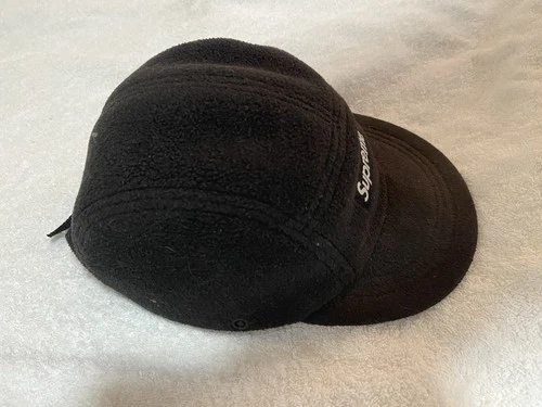 Supreme Polartec Black 5 Panel Camp Hat 100% Authentic - photo 3