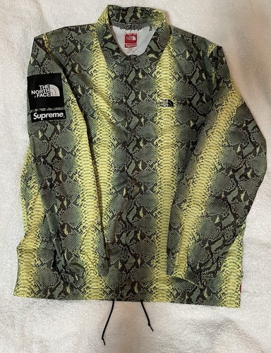 Supreme X The North Face Snakeskin Coaches Jacket Sz M