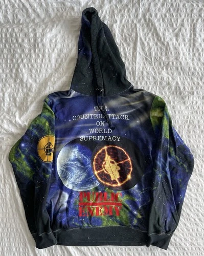 Supreme X Undercover Public Enemy Hooded Sweatshirt Sz M