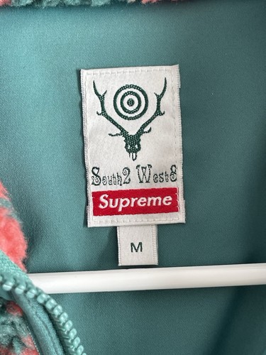 Supreme South2 West8 Fleece Jacket Sz M SS21 - photo 3
