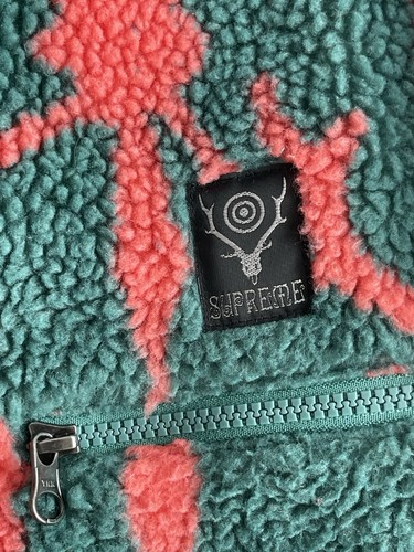 Supreme South2 West8 Fleece Jacket Sz M SS21 - photo 4