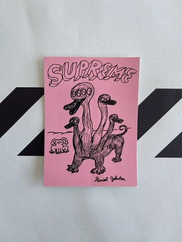 Supreme Daniel Johnston Sticker 100% Authentic
