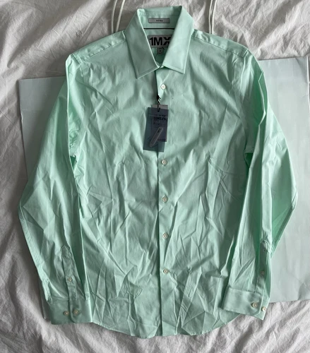 Express 1MX Fitted Long Sleeve Button Down Sz S Brand New