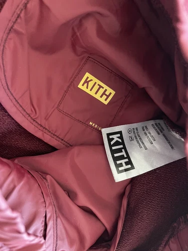 Kith Central Park Jogger Burgundy Sz M - photo 3