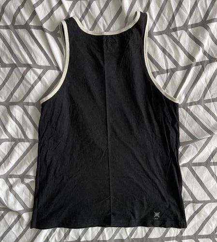 10 Deep Tank Top Black Sz M 100 % Authentic - photo 2