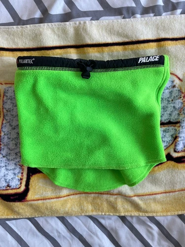Palace X Polartec Neck Gaiter Electric Green 100% Authentic - photo 2
