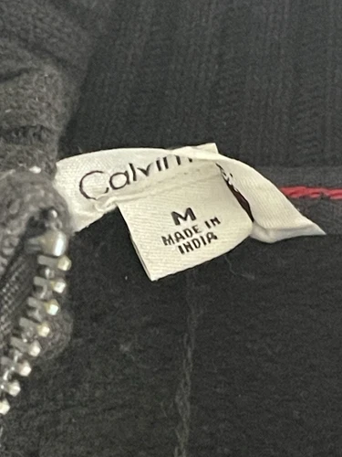 Calvin Klein Full Zip Sweater Sz M 100 % Authentic - photo 3
