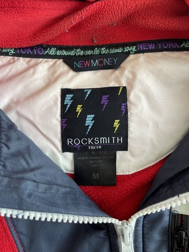 Rocksmith Red Zip Up Fleece Sz M 100 % Authentic - photo 3