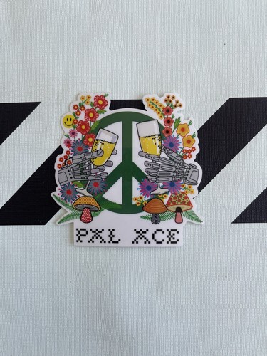 Palace Robot Cheers Sticker 100% Authentic
