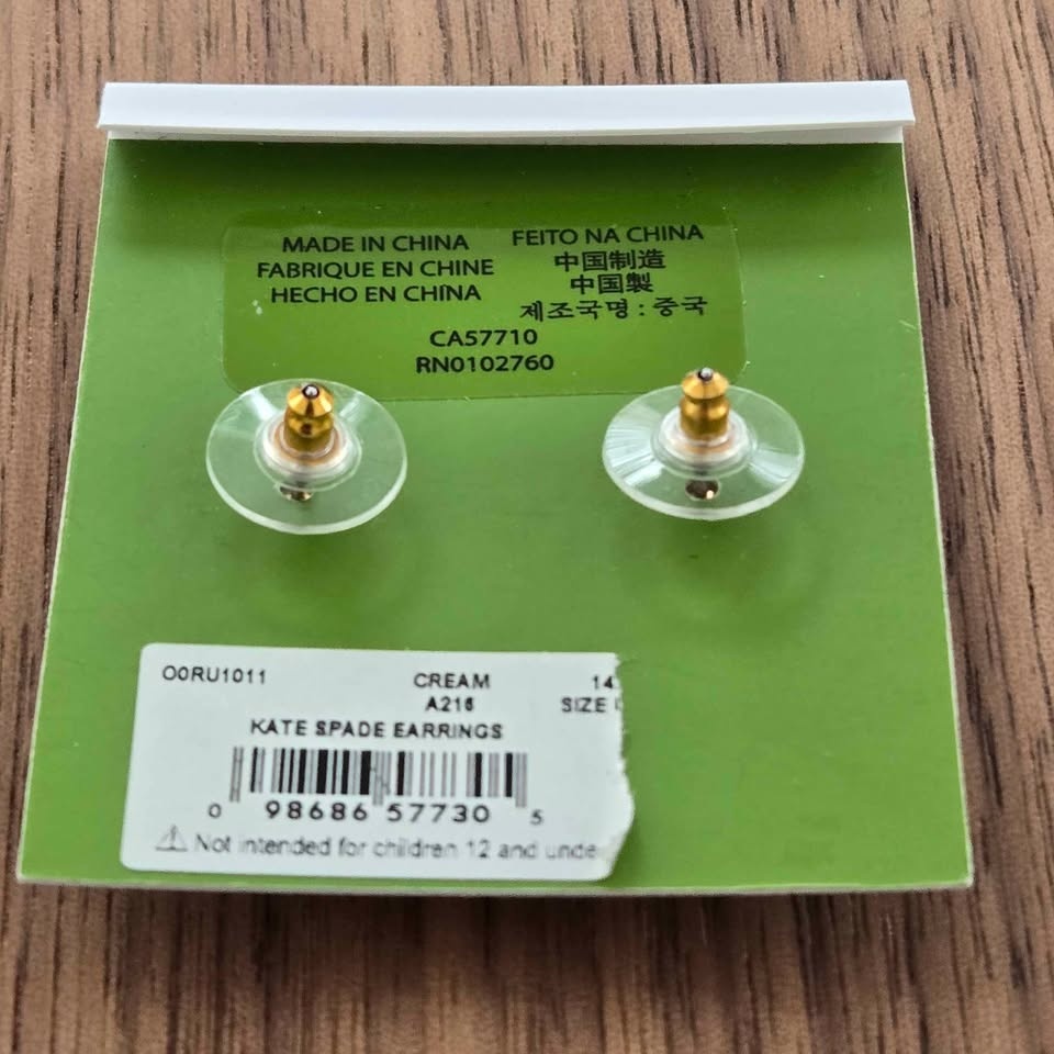 Kate Spade Elephant Earnings - New! - photo 3