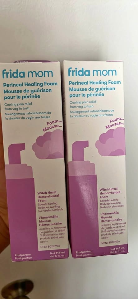Postpartum healing foam