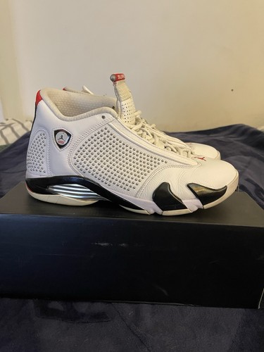 Size 10.5 - Supreme x Air Jordan 14 Retro White - photo 5