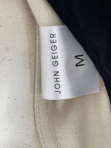 John Geiger All Over Print Denim Jacket Sz M 100% Authentic - photo 5