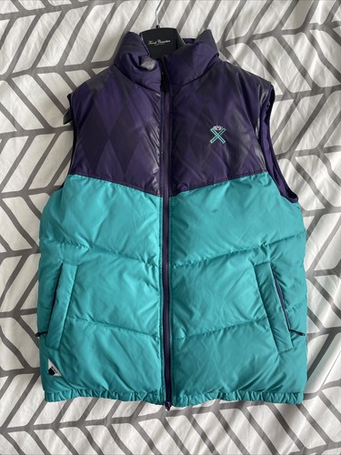 10 Deep Reversible Puff Vest Sz M 100% Authentic