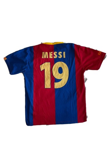 Vintage Lionel Messi Barcelona Jersey Mens Size S