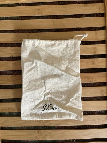 J. Crew Mini Drawstring Bag 100% Authentic