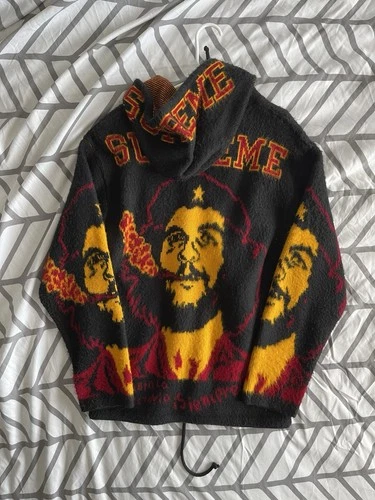 Supreme Che Hooded Zip Up Sweater Sz M 100% Authentic - photo 2