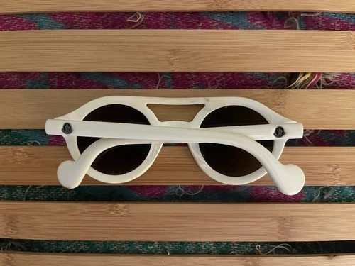 Moncler Sunglasses White Frame With Red Lenses 100% Authentic - photo 4