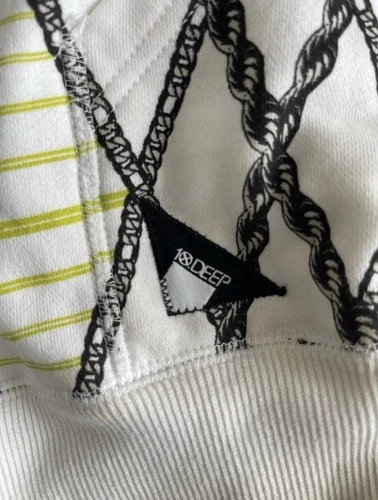 10 Deep Chain Gang Hoodie Sz L 100% Authentic Vintage - photo 5