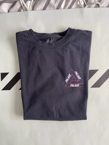 Palace Tri Ferg T Shirt Navy Sz M 100 % Authentic - photo 3
