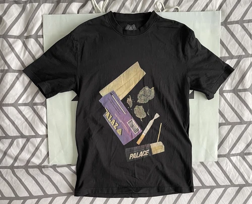 Palace Joint T Shirt Black Sz M 100 % Authentic