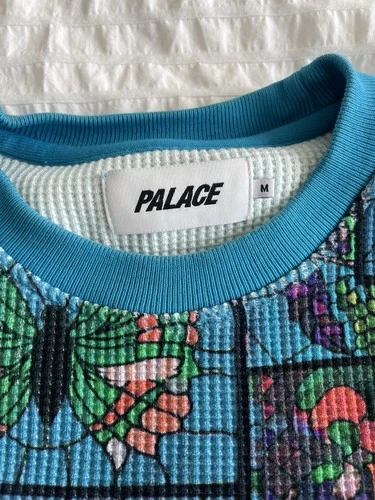Palace Stained Glass Waffle Long Sleeve Sz M 100% Authentic - photo 3