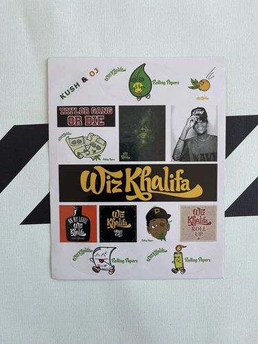 Wiz Khalifa Sticker Sheet