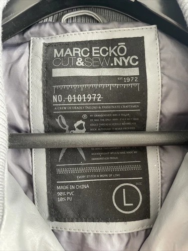 Marc Ecko Grey Jacket Sz L - photo 3