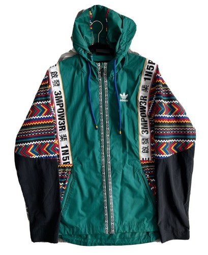Adidas Zip Up Windbreaker Sz. M 100 % Authentic