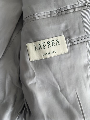 Ralph Lauren Striped Linen Blazer Sz 42R 100% Authentic - photo 3