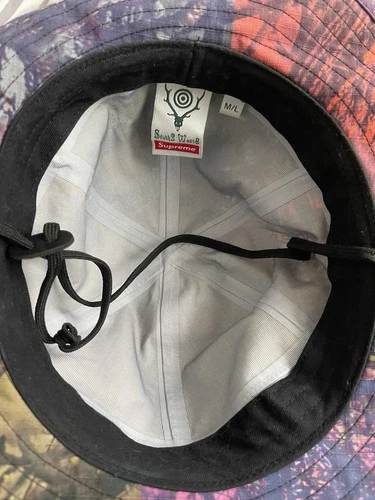 Supreme X South2 West8 Jungle Hat Camo Sz M/L - photo 3