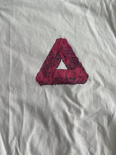 Palace Slime Tri-Ferg T Shirt White Sz M 100% Authentic - photo 3