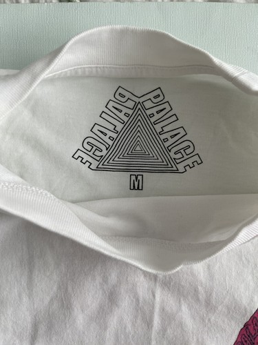 Palace Slime Tri-Ferg T Shirt White Sz M 100% Authentic - photo 4