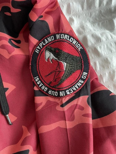Hypland Red Camo Jacket Sz M 100 % Authentic - photo 3