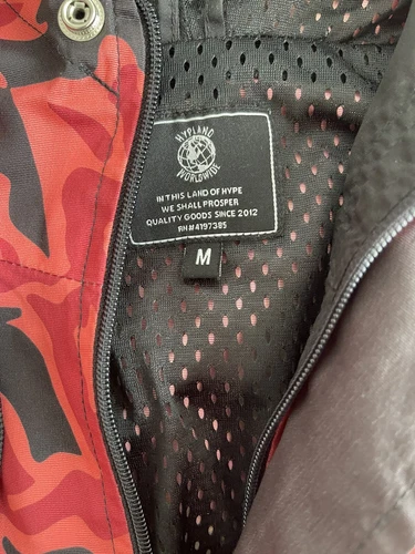 Hypland Red Camo Jacket Sz M 100 % Authentic - photo 4