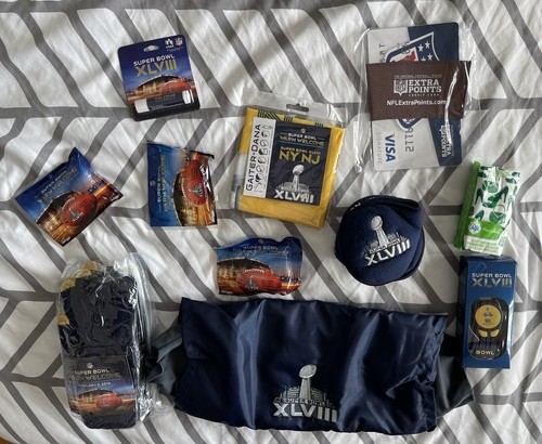 Unused NFL 2014 Super Bowl XLVIII Seat Cushion Scarf - photo 3