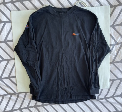 Palace Long Sleeve T Shirt Black Sz M 100 % Authentic - photo 2