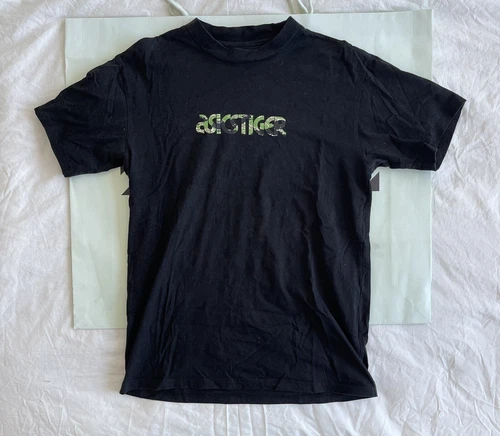Asics X Atmos Tiger T Shirt Black Sz L 100 % Authentic