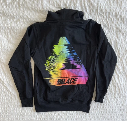Palace Black Hoodie Sz M 100 % Authentic
