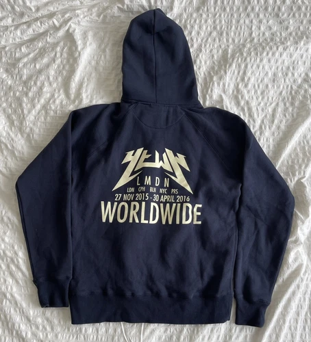 LMDN X Yeezy Talk World Wide Navy Sz M 100% Authentic