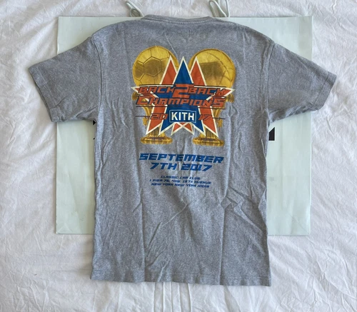 Kith Back 2 Back Champions T Shirt Grey Sz M