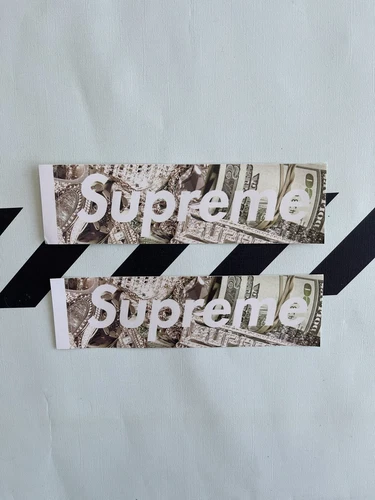 Supreme Money Box Logo Sticker 100% Authentic (1 Sticker)