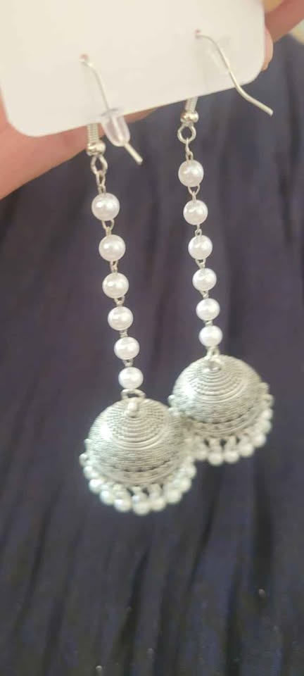 One Pair of Jhumka Elegant Bohemian Long Chain Earrings ✨🤎🤎 - photo 2