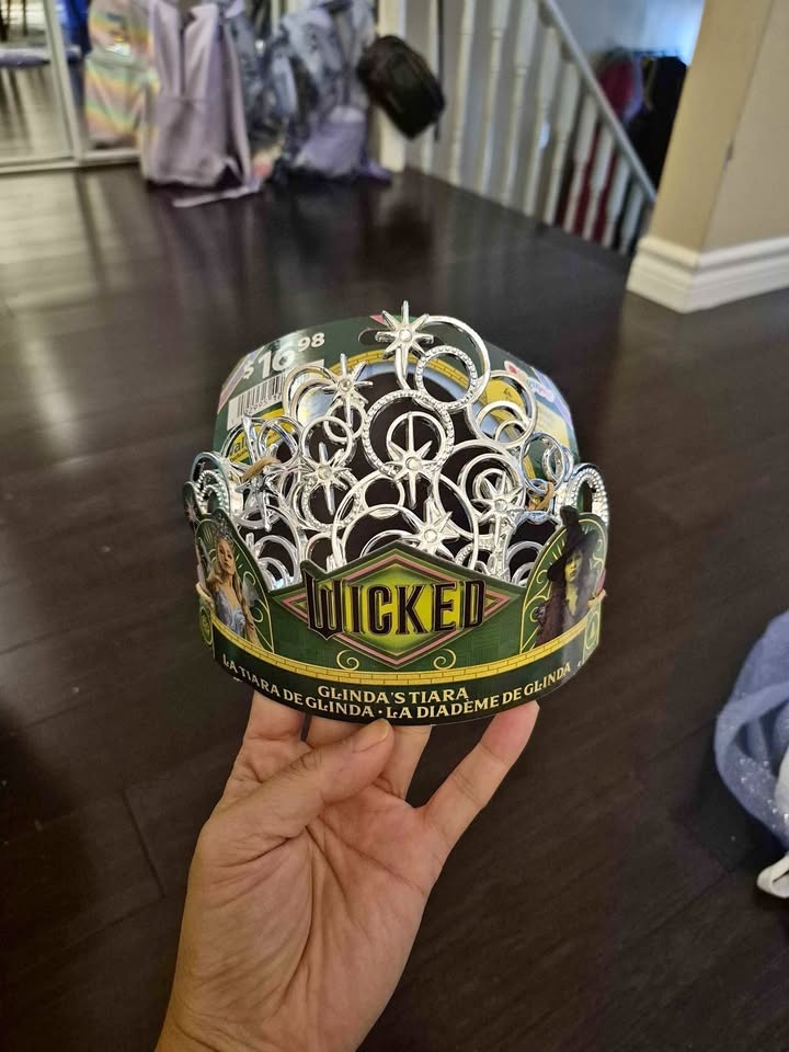Brand New Glinda Wicked Kids Crown Tiara